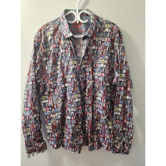 Au Noir Long Sleeves Men Shirt Size 7 Pre-Owned - Picture 1 of 9